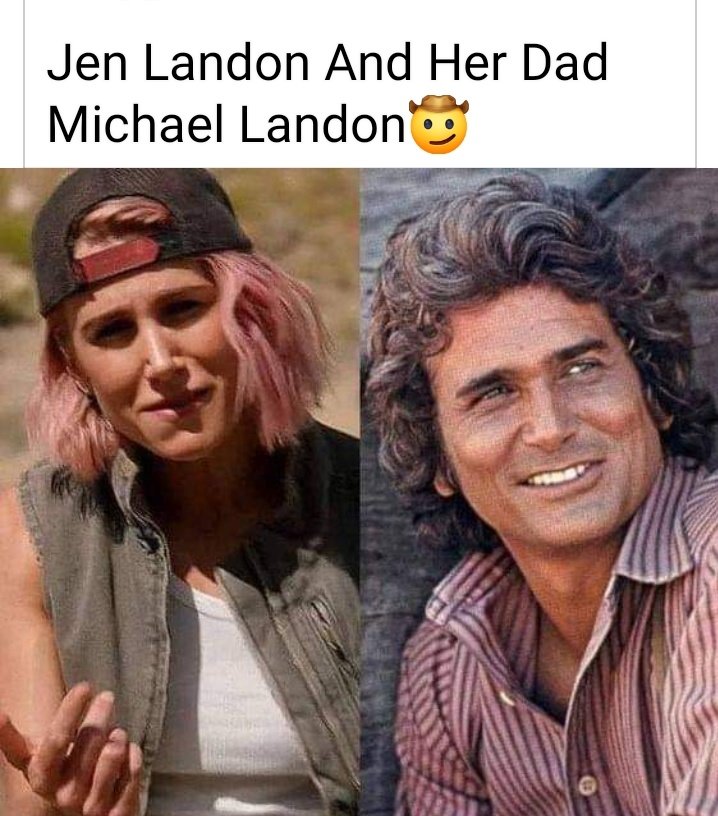 AriaaJaeger's tweet image. I just learned that the character Teeter in Yellowstone is played by Jen Landon Michael Landon's daughter!