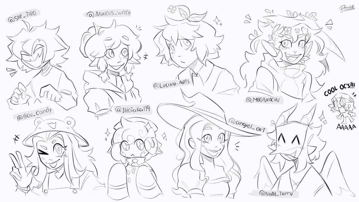 Alright Round 1! ๐คธ #Doodles @SNF_JIRO @anxious_witch_ @Lucian_Arts @M00NKACHU @Gou_Candy @JHotaka119 @angiel_art @Nath_taruu
