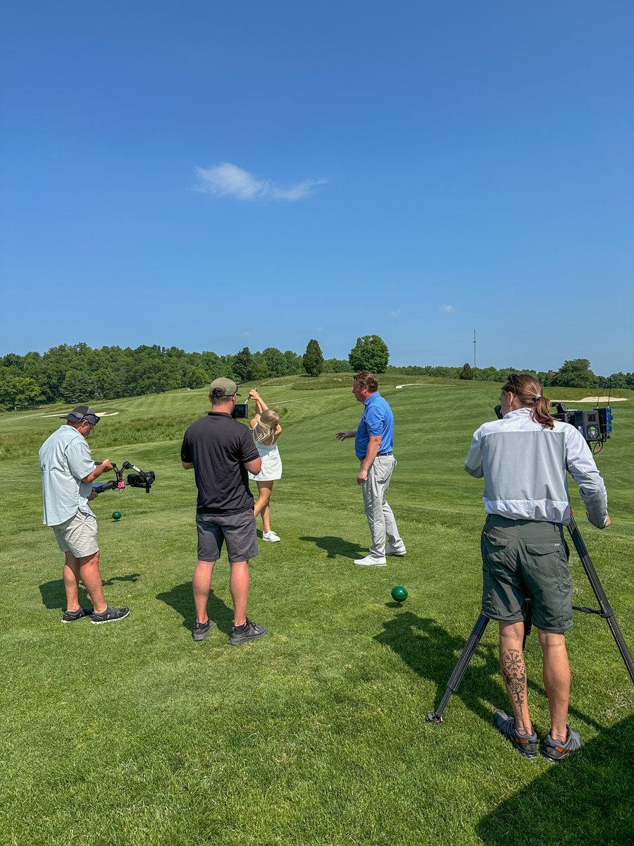 Shoutout to <a href="/JimmyHanlin/">Jimmy Hanlin</a> &amp; Claire Hogle for letting us hang out with them while filming for <a href="/SwingClinic/">Swing Clinic</a>! ⛳️

We had lots of fun out on the courses &amp; are so excited to be featured in the show. 

Play with us: bit.ly/3zGhR6k

#frenchlickresort #frenchlickgolf #golftips