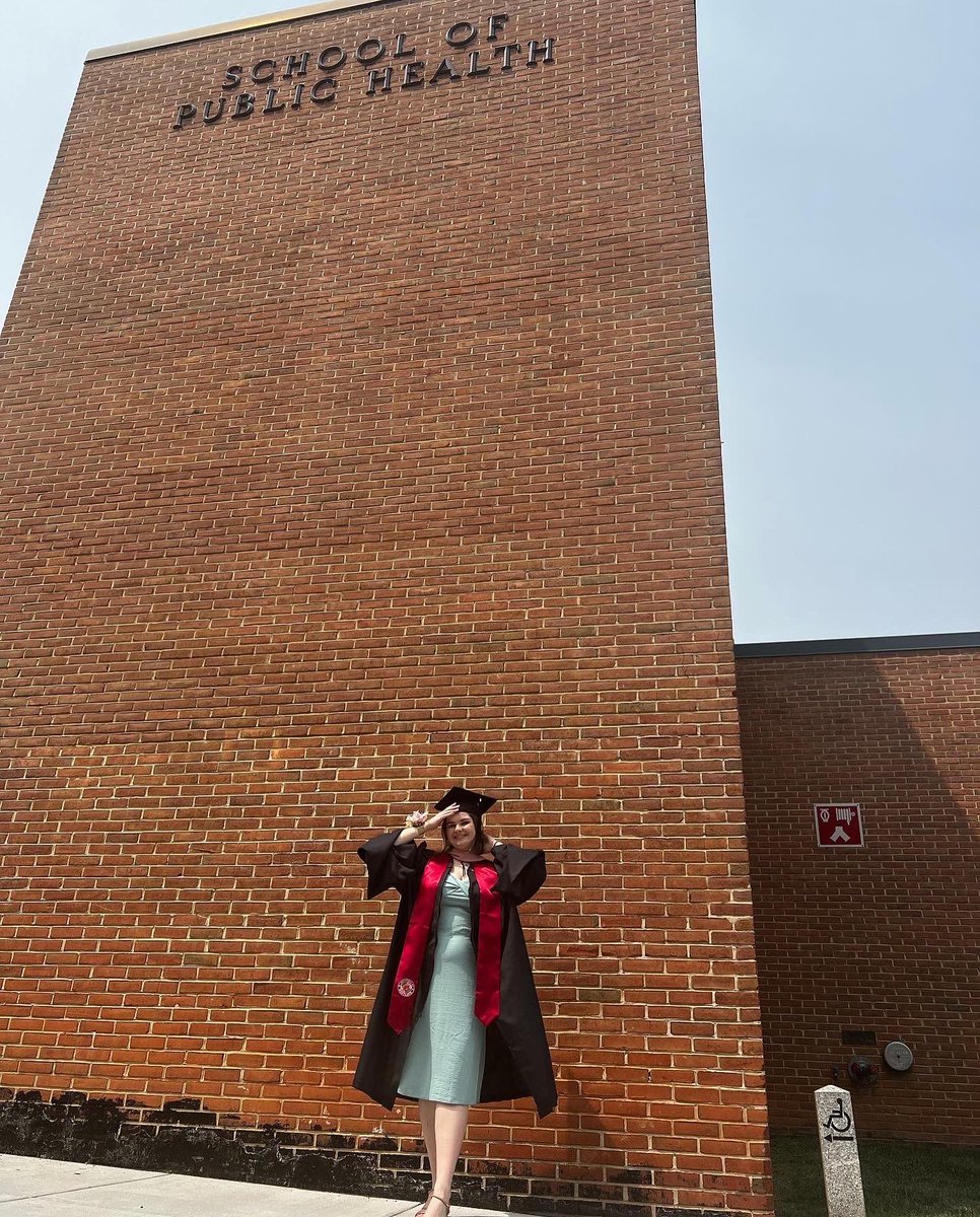 MegVmc's tweet photo. Introducing Megan Thee Master of Public Health 🥹🙏 &amp; feeling very #grateful  @UMDPublicHealth @BCHUMD https://t.co/GpYaDTa0Wx