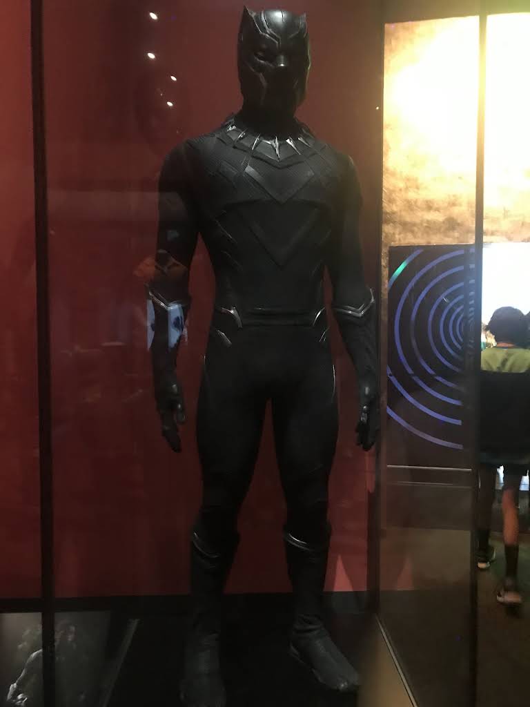 real Chadwick boseman black panther suit at the African American museum at Washington dc! https://t.co/YSesM025oU