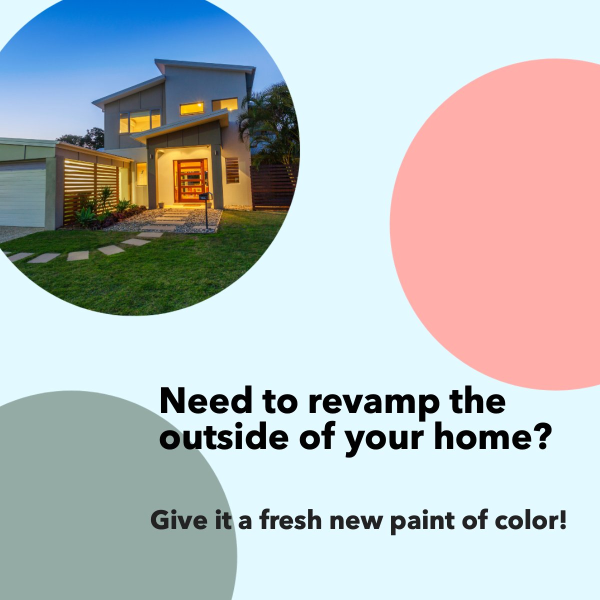Need to revamp the outside of your home? 🎨

An exterior makeover can maximize curb appeal and give your home a whole new look. 😎

#paintingideas   #paint   #revamp
#Whoyouworkwithmatters #NolaRealEstate #LovewhoIworkwith #REALTOR #Homeowners