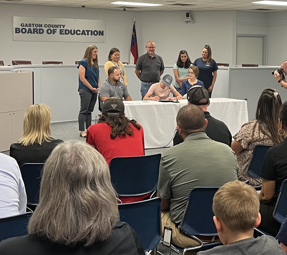 Robert Filter (@robertfilter) on Twitter photo Great opportunity to celebrate as 15 students signed to begin their careers with Gaston County business partners as part of Gaston County’s Career Signing Day! Congratulations to all signees! Big thank you to <a href="/GCSCTE/">Gaston County CTE</a> , <a href="/GastonSchools/">GastonCountySchools</a>, and Gaston County business partners! Great opportunity to celebrate as 15 students signed to begin their careers with Gaston County business partners as part of Gaston County’s Career Signing Day! Congratulations to all signees! Big thank you to <a href="/GCSCTE/">Gaston County CTE</a> , <a href="/GastonSchools/">GastonCountySchools</a>, and Gaston County business partners!