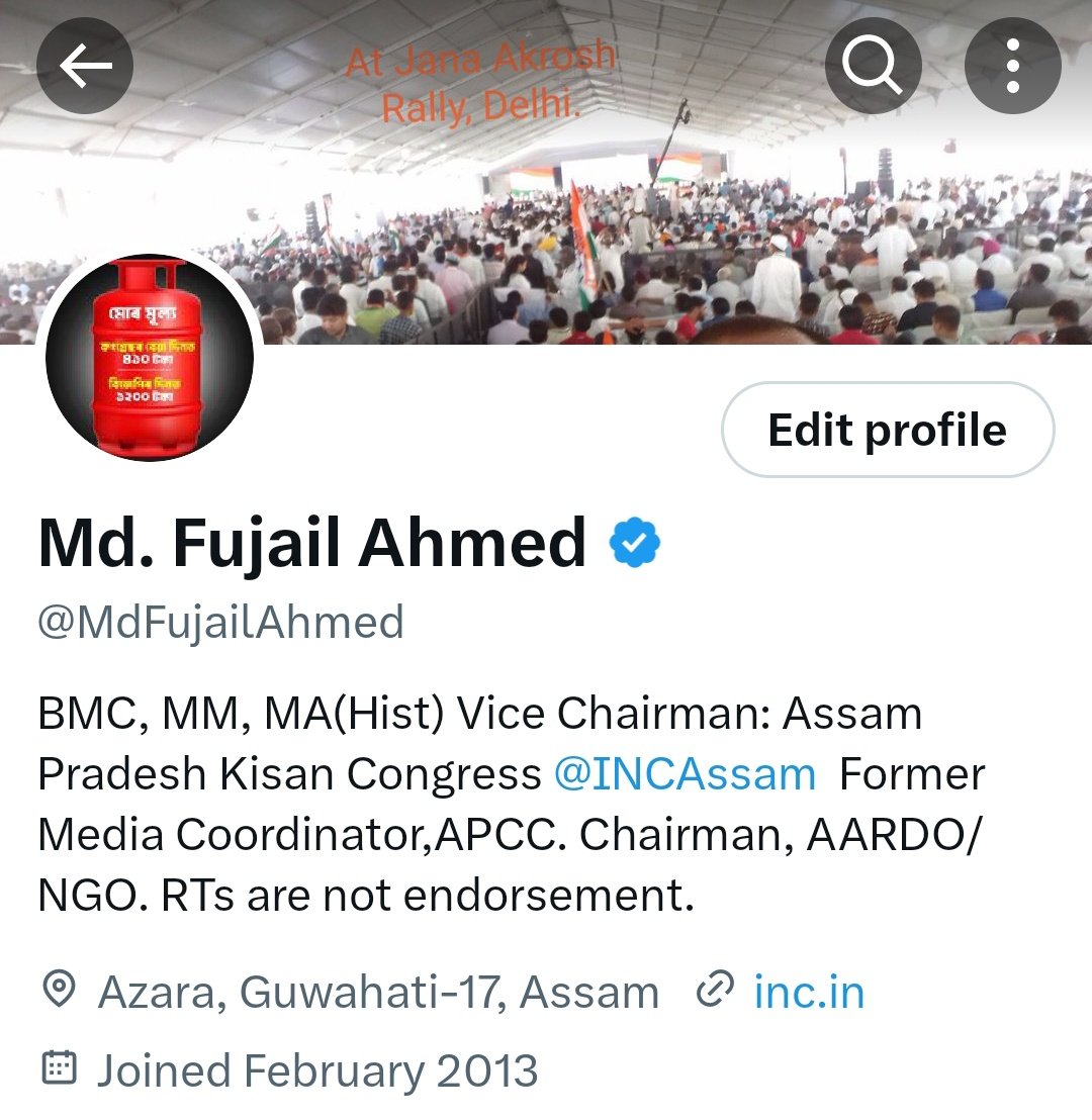MdFujailAhmed's tweet photo. Thanks to @Twitter @premiumbusiness @TwitterIndia @TwitterSupport for verifying my #Twitter Account.
#TwitterBlueTick
You can check that I have never shared any tweet which is against #TwitterRule and that's why till date my ID has never needed to be banned from your side.
I request you to please increase the reach of my tweet. With Regards....