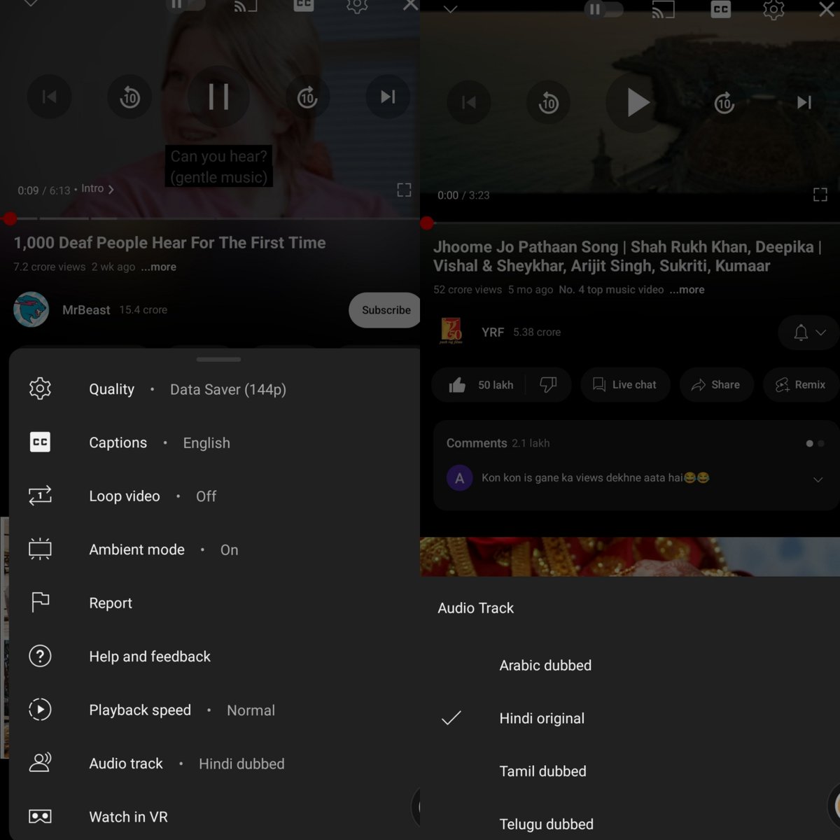 iyourpritam's tweet photo. We #need a #AudioTrack Option in YouTube #Studio. Already got this feature #mrbeast #channel and Indian channel #YRF and many others. Give this #feature to our #YouTube channel. My YouTube Username: Your_Pritam
@YTCreatorsIndia @YouTubeIndia @YouTubeCreators https://t.co/jG79tC6GpH