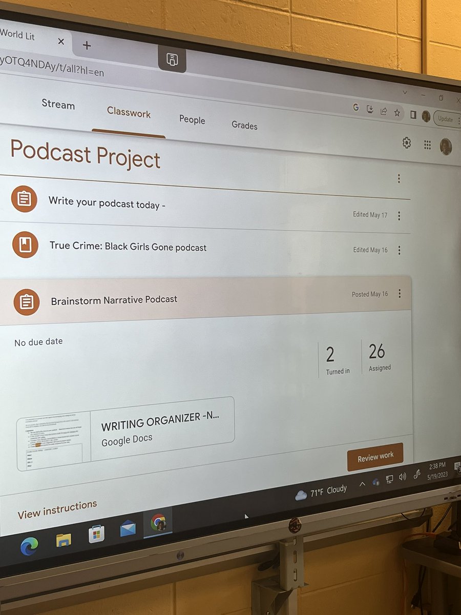 I ❤️True Crime podcasts! So, when the curriculum focuses on Lit. Journalism- we expose students 2️⃣TC podcasts. Thanks 4️⃣trusting me, Nyema & the collaboration was stellar! Can’t wait 2️⃣take 🆙 ➡️ year! @apsDouglassHigh @Selenaflorence @WeemsYolanda @CroomsTiauna1 @tamekaathomas