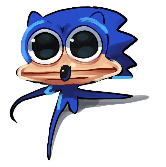he's walking...........................