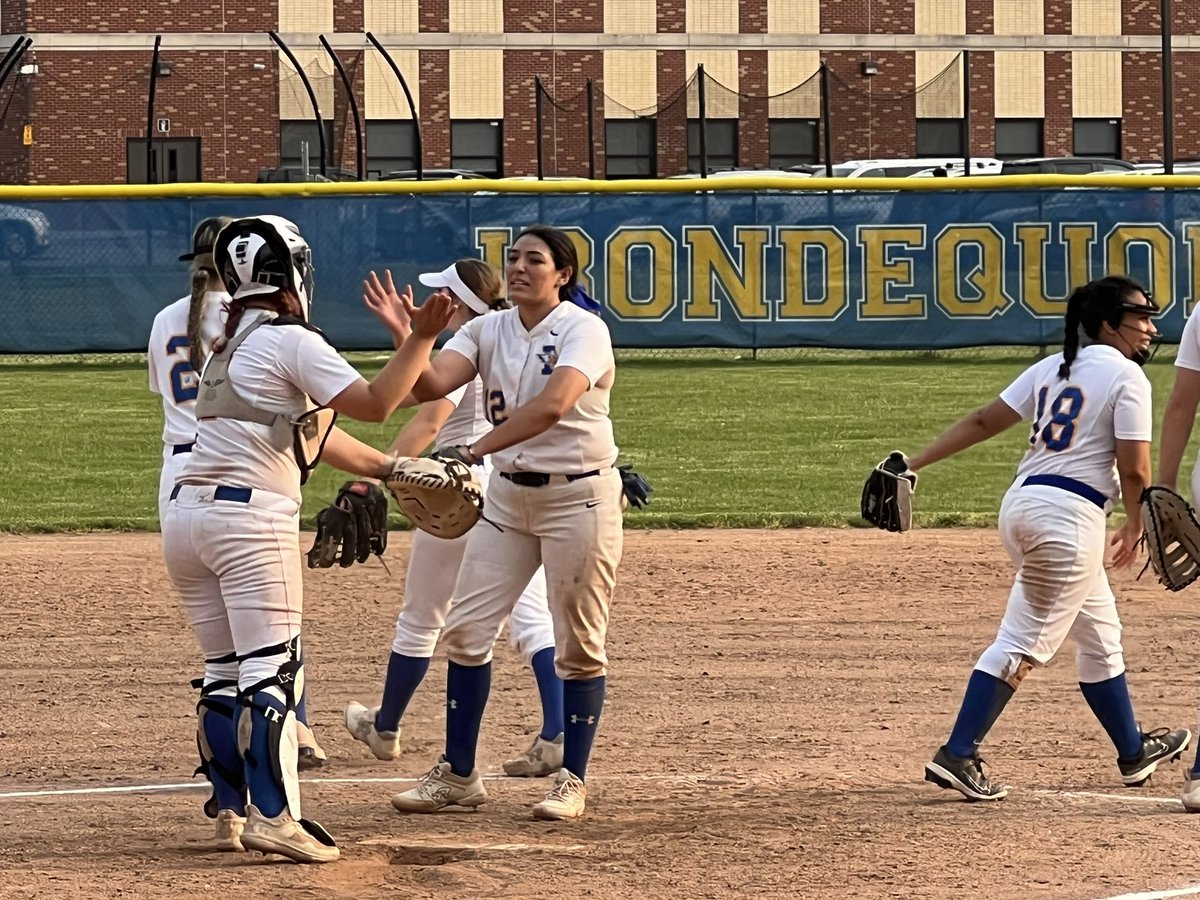 # 1 seed IHS 5
# 8 seed Gates Chili 3

Marlayna Cartagena was 3-4 with a 2B &amp; 3RBI. She tossed a 5-hitter (1 ER) with 9 Ks. Abby Ras was 2-4 (RBI) &amp; Emma Rovet 3-4 with a 2B (RBI). 

#1 IHS hosts #4 Canandaigua in the Semifinals Thursday home. Tix info to come.