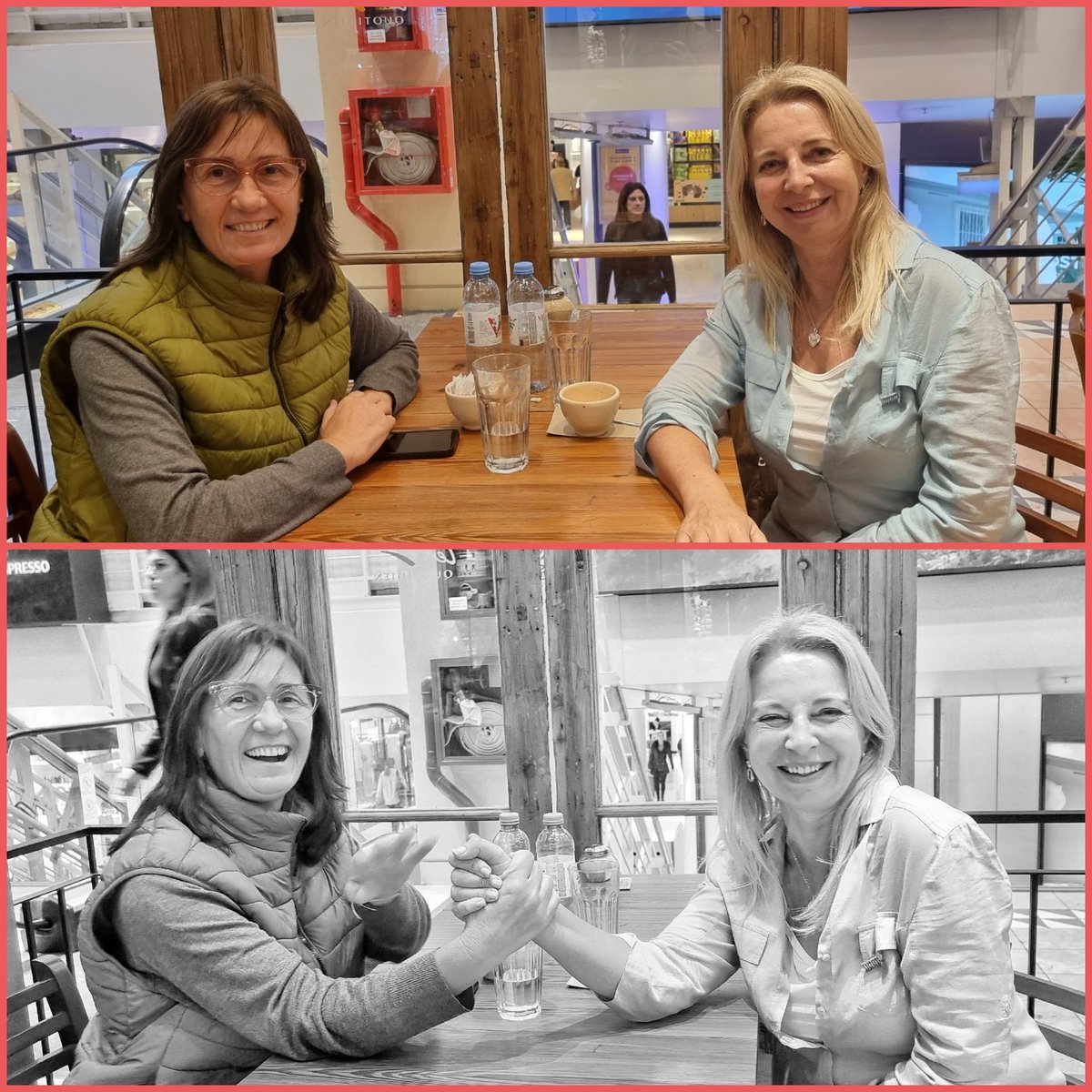 ElisabetPia's tweet photo. Reírnos nos fortalece. Con una amigaza más aún. https://t.co/O9Oxu4DGHZ