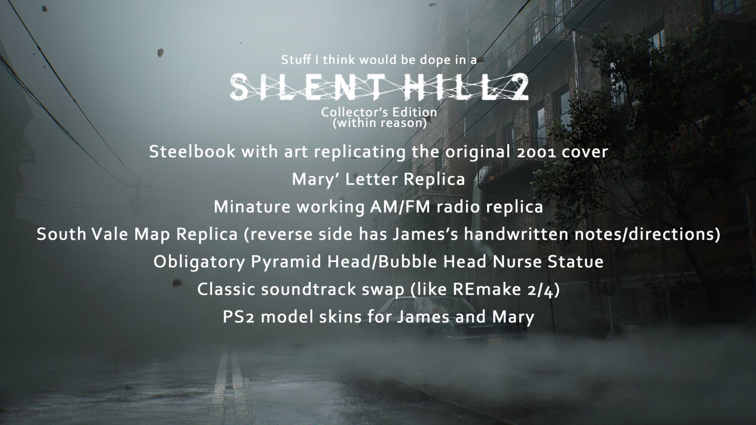 Silent Hill 2 Cannot be Remade 