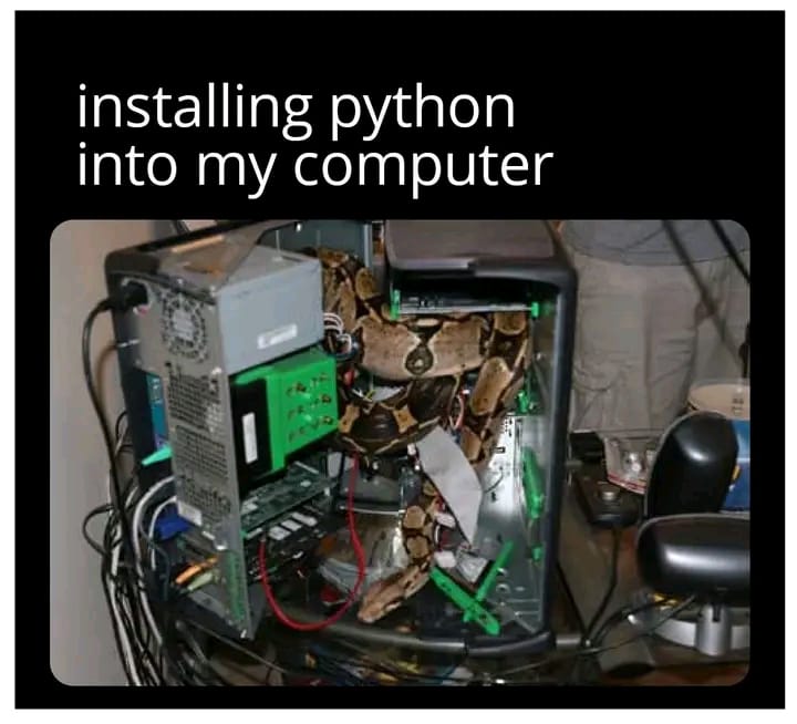 uniquefyi's tweet image. I mean is there any other way to do it ??
#pythonprogramming #programmermemes #Python #programming