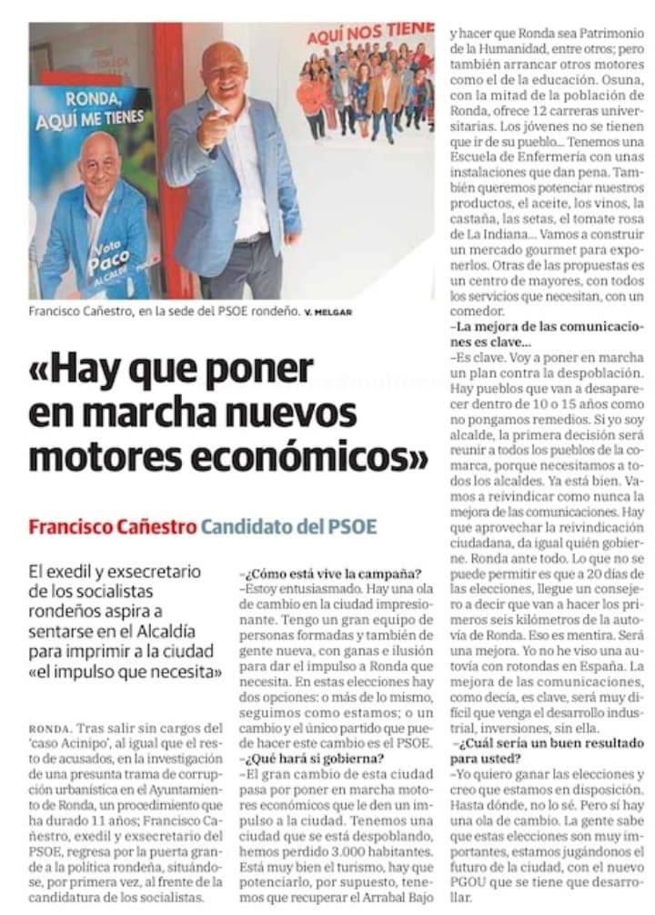 Paco Alcalde Ronda tweet media