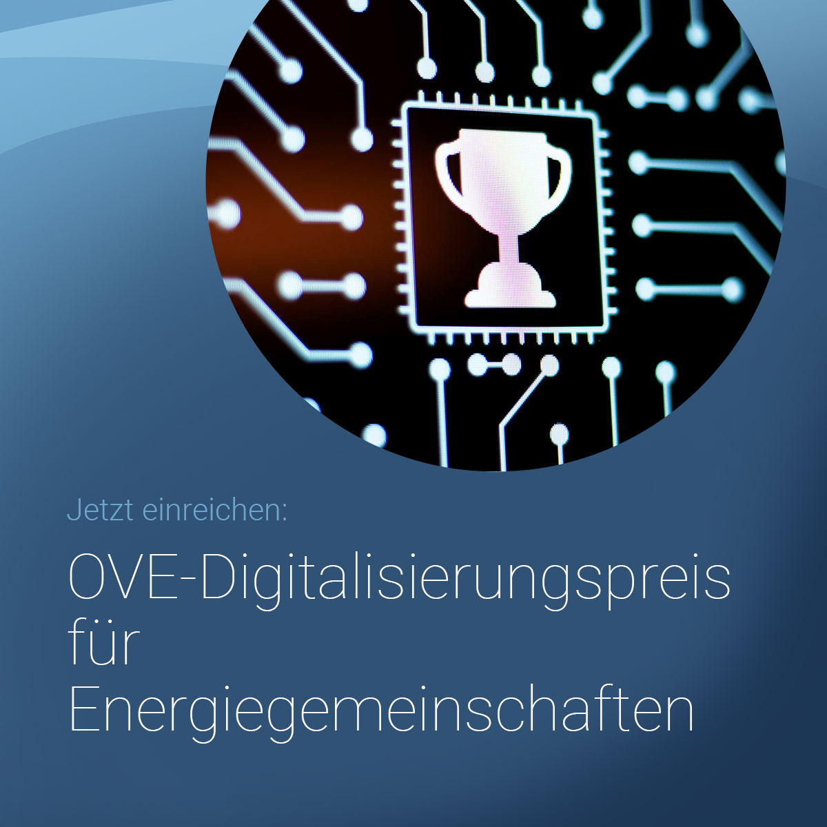 🏆 Holen Sie sich den #OVE-#Digitalisierungspreis für #Energiegemeinschaften! 

Gesucht wird die beste IKT-Lösung für Energiegemeinschaften! 

➡️ Alle Infos zur Einreichung gibt es hier: bit.ly/456oqO9