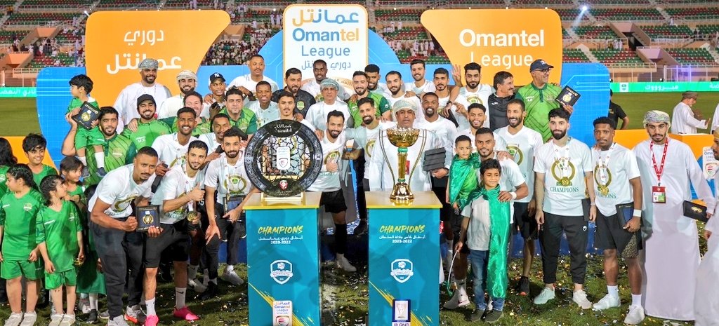 سالم الوهيبي (@ssalwahaibi) on Twitter photo أتقدم بخالص التهانئ والتبريكات للأخوة أعضاء مجلس إدارة نادي النهضة برئاسة الشيخ أحمد بن ناصر النعيمي وجميع المنتسبين والجماهير، بمناسبة التتويج بلقب دوري عمانتل للموسم 2023/2022 مع أطيب الامنيات بمزيدًا من الإنجازات
<a href="/fcalnahda/">نادي النهضة العماني</a> أتقدم بخالص التهانئ والتبريكات للأخوة أعضاء مجلس إدارة نادي النهضة برئاسة الشيخ أحمد بن ناصر النعيمي وجميع المنتسبين والجماهير، بمناسبة التتويج بلقب دوري عمانتل للموسم 2023/2022 مع أطيب الامنيات بمزيدًا من الإنجازات
<a href="/fcalnahda/">نادي النهضة العماني</a>