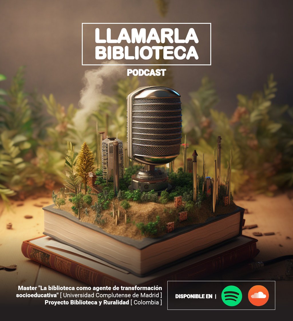 vlahebo's tweet image. En alianza entre el Máster "La Biblioteca como agente de trasformación socieducativa" de la Universidad Complutense de Madrid y el proyecto Biblioteca y Ruralidad, presentamos el primer episodio del  #podcast "Llamarla Biblioteca"

open.spotify.com/show/5fKDho132…

soundcloud.com/llamarla-bibli…
