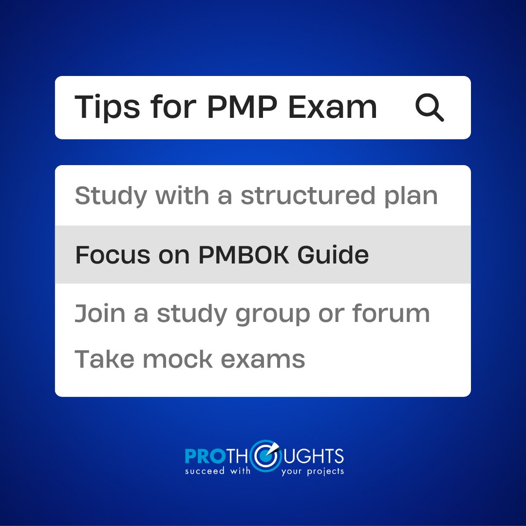 The_ProThoughts's tweet photo. From start to finish, ProThoughts is your unwavering support on the PMP journey. ๐ช๐Count on us to provide expert guidance, comprehensive resources, and personalized assistance every step of the way. #PMPPrep #ProthoughtsSupportย #SuccessPartner https://t.co/o6TjsVpx0m