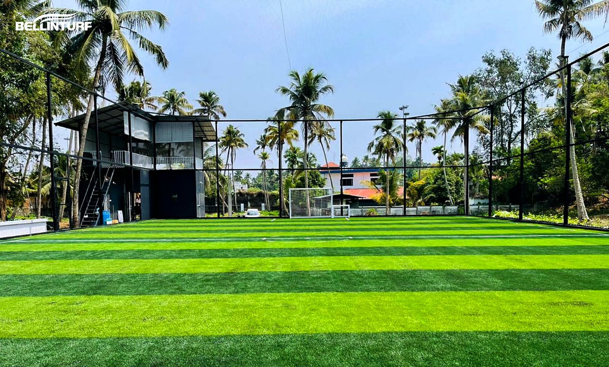 ⚽️ Let's check out this stunning football field in India and discover how the Bellin-Dream system blends performance and aesthetics seamlessly.🏃‍♂️🌞 #turf #football #artificialgrass #gamechanging