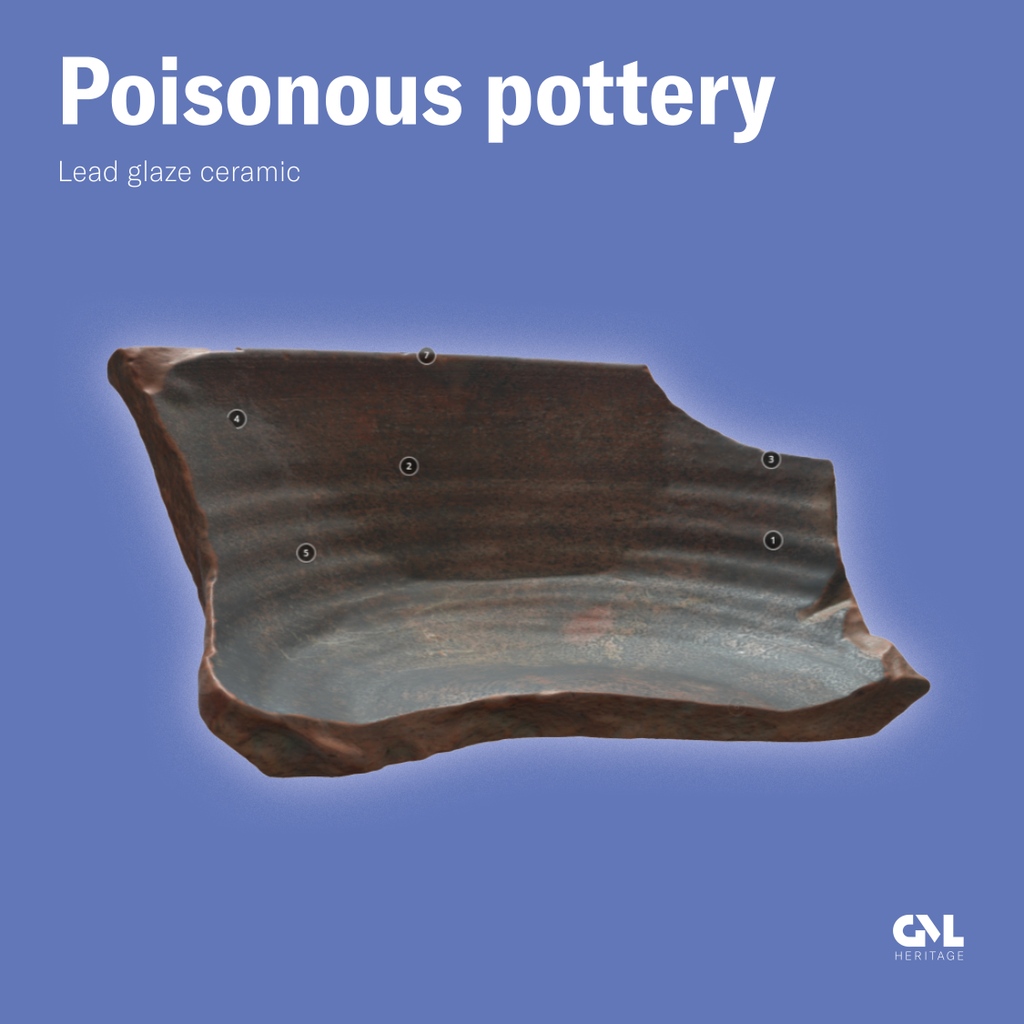 As part of #NationalArchaeologyWeek, GML’s archaeologists are sharing some of the First Nations and historical artefacts they have uncovered in the field. ⁠
⁠
Today: lead glaze ceramic

Learn more and explore our 3D model: l8r.it/v0gm
⁠

#2023NAW
