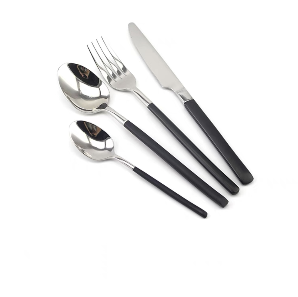 🍴 Elevate your dining experience with our unique cutlery. The modern design and eye-catching colors make it a standout addition to any table setting. 
#cutlery #cutleryset #culinary #kitchenware #tableware #silverware  #ModernDesign  #TableSetting #manufacturing #factory