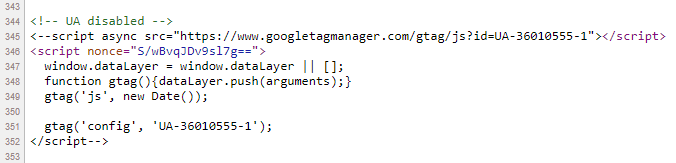 Hey <a href="/Suncorp/">Suncorp</a> 
Think the new intern tried to comment out a <script> tag.
Check the very bottom of any of page on your website...
#YouHadOneJob #JS #HTML #GoogleAnalytics