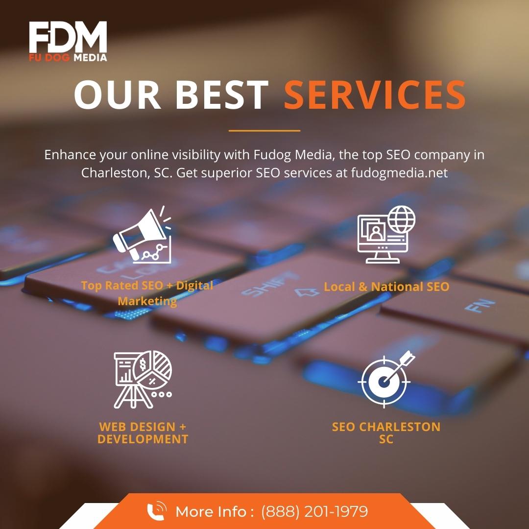 Top-rated SEO company in Charleston, SC - Fu Dog Media
#CharlestonSC #seo #digitalmarketingagency #LocalSEO #UnitedStates 🤩💛