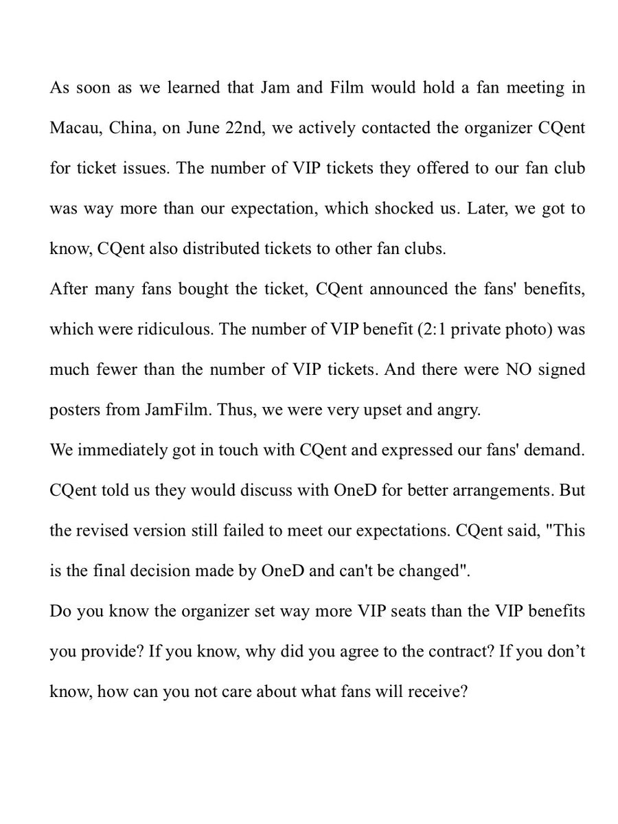 JamFilm_CNFC's tweet photo. In case you still don't know why we are disappointed or think we are making trouble out of nothing.

@onedofficialth @Oneconnection31 @onehdthailand https://t.co/Kr5MVqDYHx