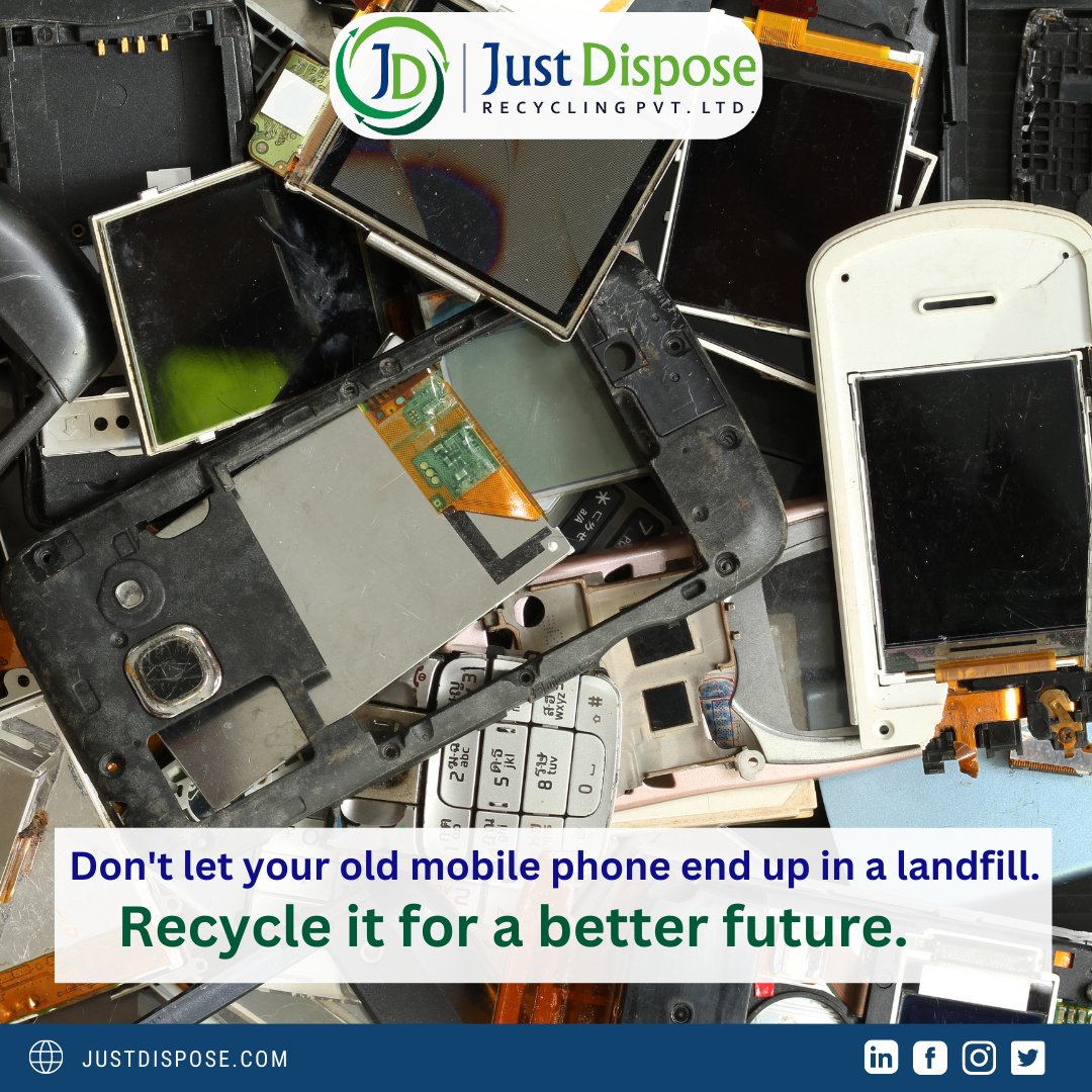 Don't let your old tech go to waste - recycle it with us and we'll take care of the rest.   justdispose.com. #ewaste #ewasterecycling #recycling #recycle #ecofriendly #sustainablity #sustainable #weee #R2v3 #savetheplanet #mobile #zerowaste #mobilephones #Smartphones