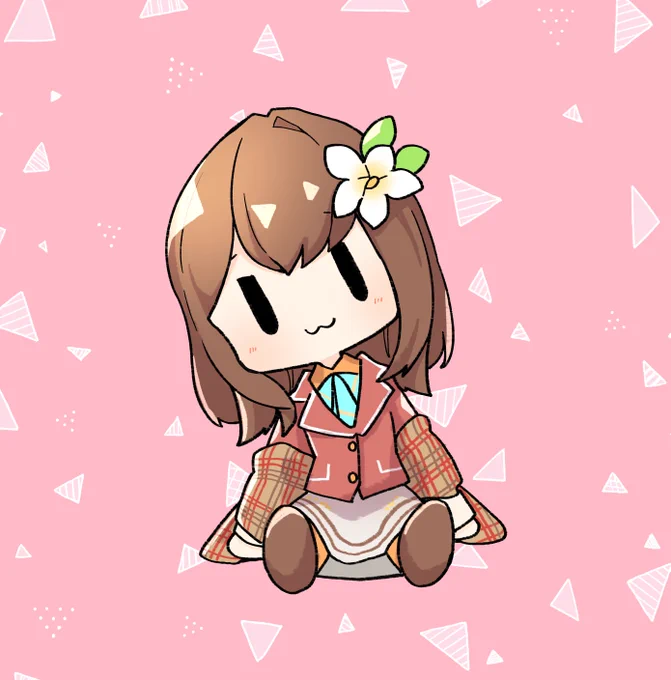 #hanamaki_art ぬいぐるみっぽいシリーズ Hanaちゃん