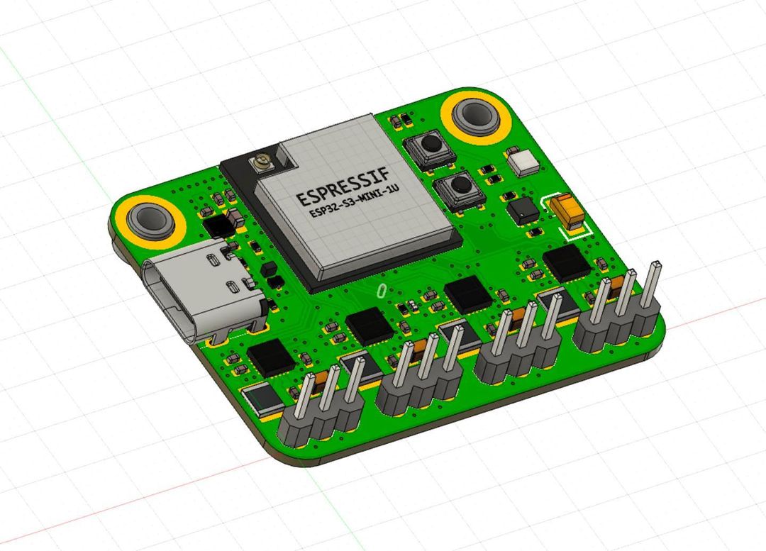 PCBWayOfficial's tweet image. The motor controller based on the #ESP32S3 designed by makermoekoe has four independent #BLDC motor drivers.
👉@PCBWayOfficial share your PCB designs!