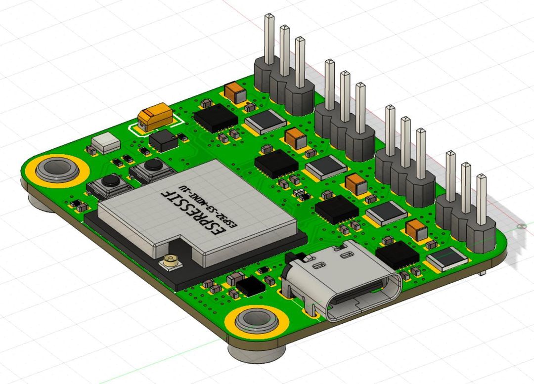 PCBWayOfficial's tweet image. The motor controller based on the #ESP32S3 designed by makermoekoe has four independent #BLDC motor drivers.
👉@PCBWayOfficial share your PCB designs!