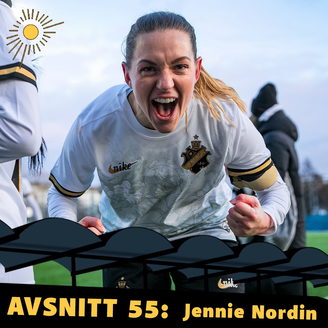 🎙️Nytt avsnitt!

Mittbacken, kaptenen och kulturbäraren Jennie Nordin gästar podden. 

Vi pratar om den starka säsongsinledningen, hur hon vill hjälpa AIK till toppen och hur det känns att snart spela sin 100:e match i för klubben i hennes hjärta. 

📻 open.spotify.com/episode/5PgeHW…