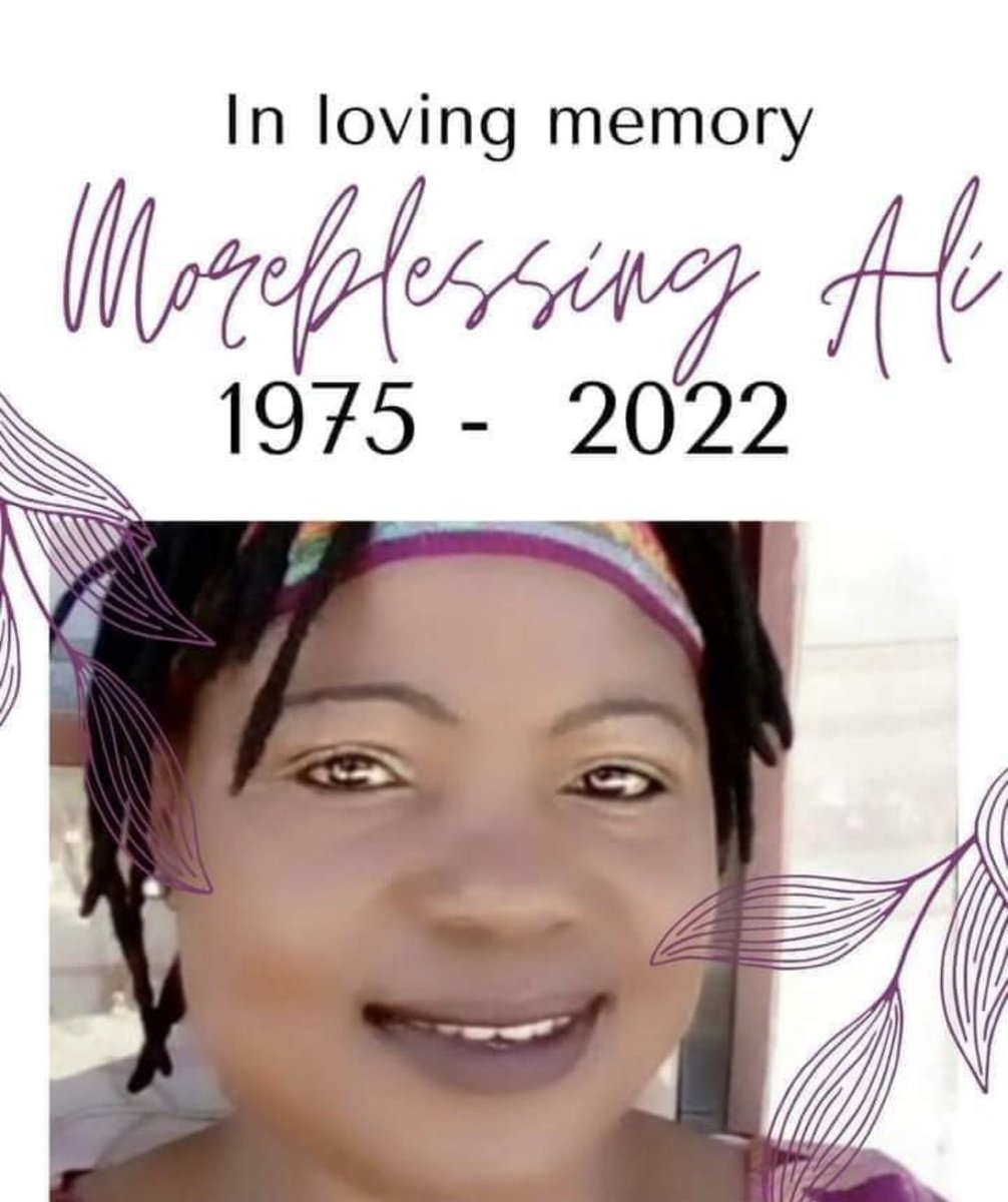 🟡A year ago today, Moreblessing Ali was brutally abducted by suspected ZANU PF agents & murdered for her politics. Those responsible for her murder were never brought to book but her lawyer has been in jail for 344 days. He’s being persecuted for representing her. #FreeWiwa