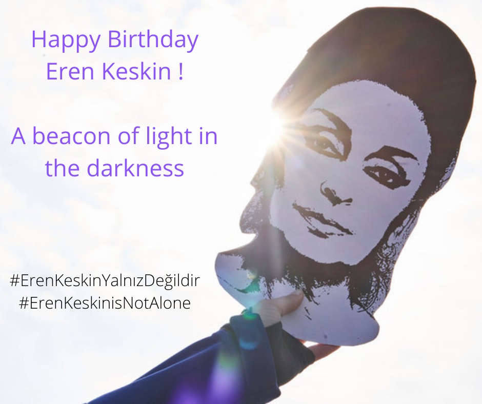 Happy birthday <a href="/KeskinEren1/">Eren Keskin</a>! Standing with you in #solidarity against the judicial harassment you have faced for years. #ErenKeskinYalnızDeğildir