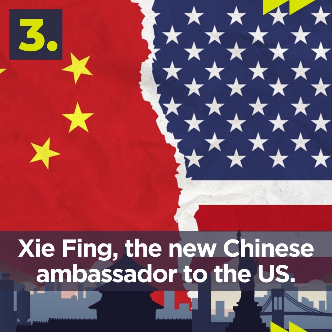 thegeosphere_'s tweet photo. 3. Xie Fing, the new #Chinese ambassador to the #US. https://t.co/VXIiT96PPu