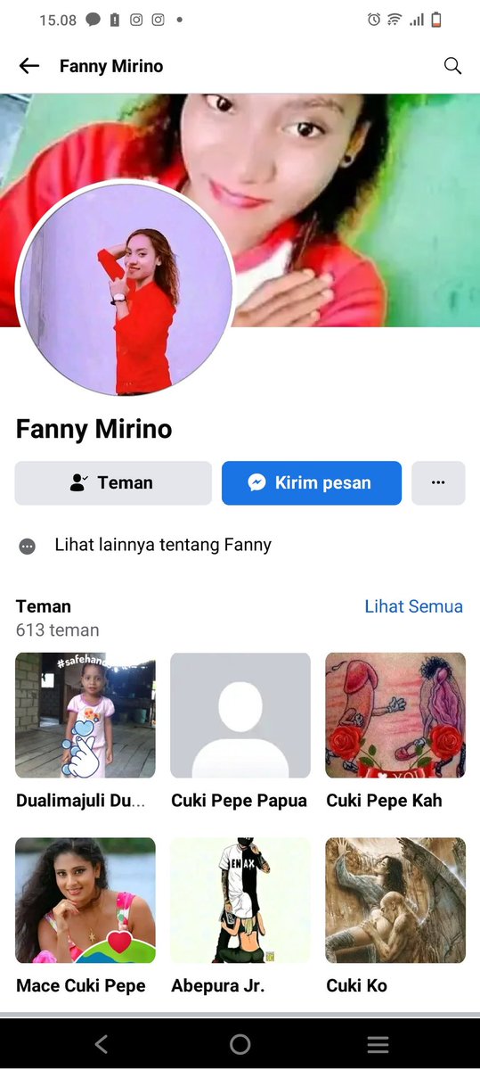 Anna5559004362's tweet photo. Fanny mirino tinggal di Jayapura
Dia modal pulsa saja sdh bisa layani https://t.co/h0BBrddfUi