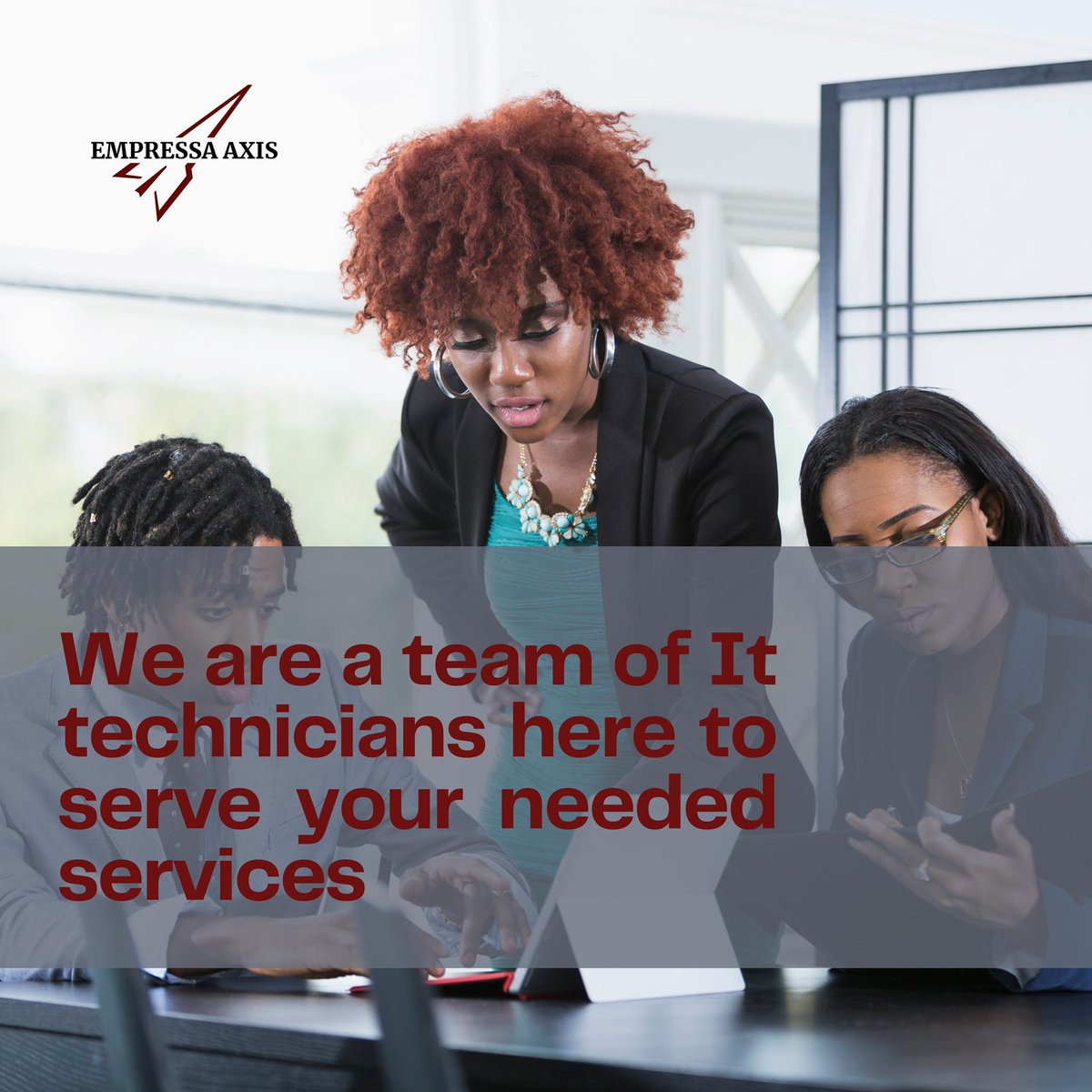 Any It service, from #computermaintenance to #appdevelopment #webdevelopment #graphicdesign and #networkservices 
@empressa_axis