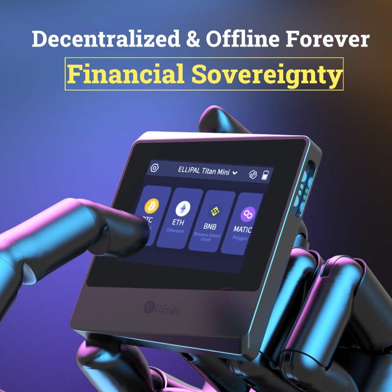 ELLIPAL's tweet photo. Only you hold the keys🔑. 

Take privacy, security, and sovereignty into your own hands🔐.
