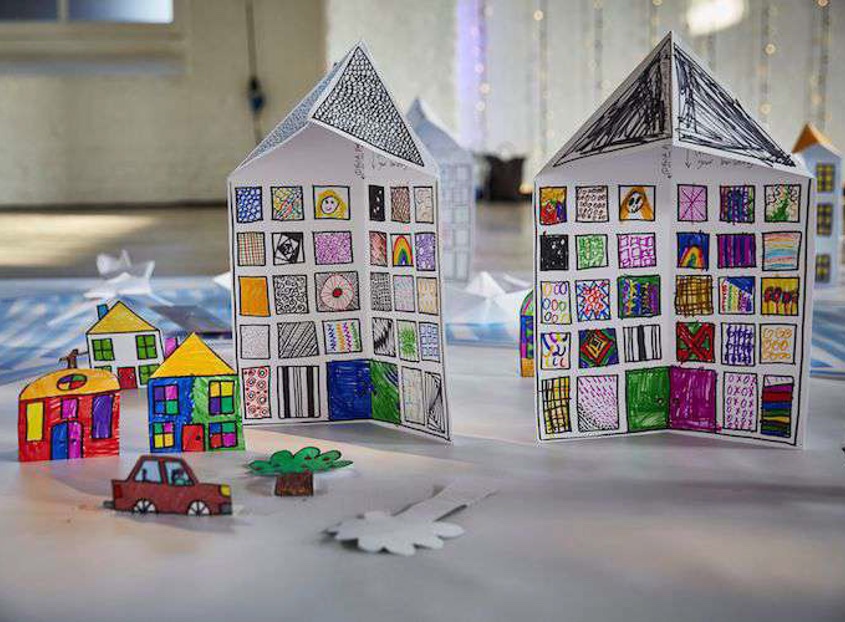 Fold My City. 3 June. 11am-4pm @theeggtheatrebath YOU are invited to create a large origami model city inspired by your local area and community! Lots of fun for the whole family #alineart #halfterm #bath #familyarts