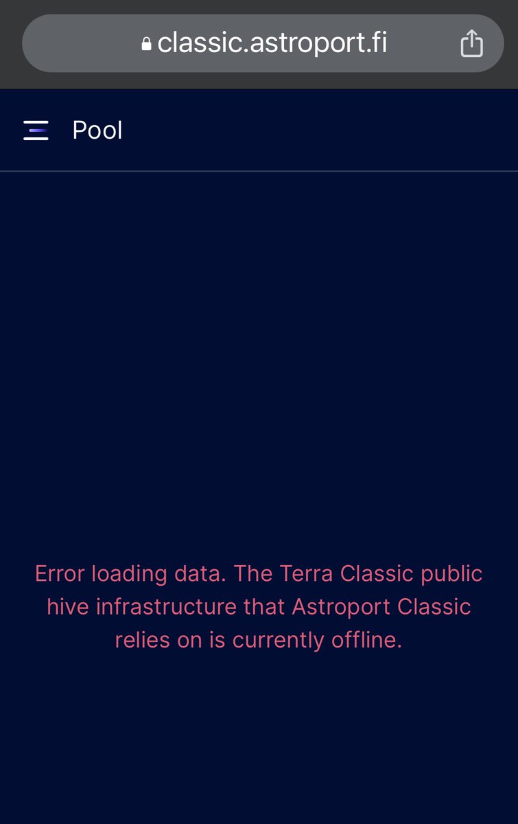 WASANTRADE's tweet photo. @astroport_fi what happened with astroport classic https://t.co/lVo61JqfuE