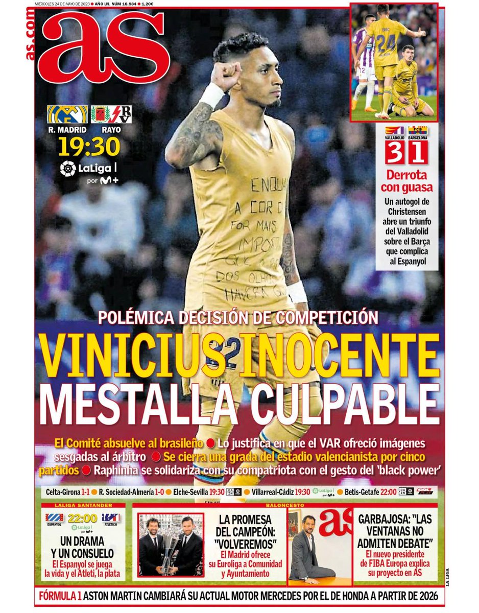 Manand1919's tweet photo. Aún se preguntan porque hay tanto antimadridismo... https://t.co/835v8OKQbJ