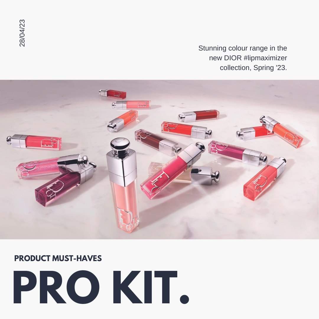 VNorthbrooke's tweet image. MAKEUP MANIFESTO #prokit must have - the Dior Lip Maximizer. 💋
This incredible product by Dior Beauty is a game-changer for creating full, plump lips that look amazing on camera, without a needle in sight! 💋💄🎥 

#diormakeup #lipmaximizer