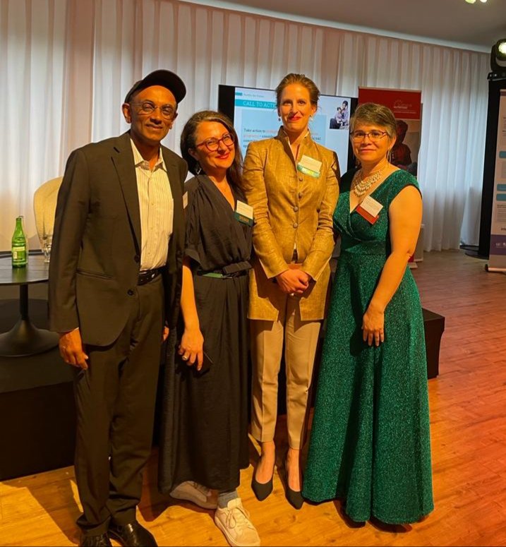 4 continents united in the prevention of #spinabifida Malaysia, Turkey, Belgium, Chile 
🇲🇾🇹🇷🇧🇪🇨🇱 #WorldHealthyAssembly #WHA76 #Nutrition #FoodFortification #PublicHealth  #SpinaBifida #MicronutrientDeficiencies #DTNs