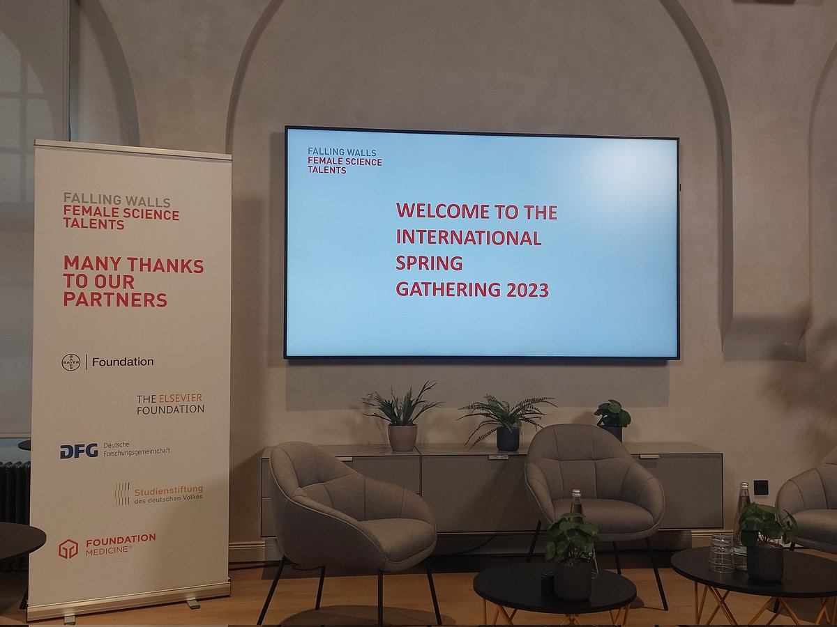 Franziska Sattler-Morrison, M.Sc. (@ohyeahfranzi) on Twitter photo I'm ecstatic to attend the #FemaleScienceTalents #InternationalSpringGathering23 this week!
falling-walls.com/female-science…
<a href="/FW_FST/">Falling Walls Female Science Talents</a> supports alumnae of <a href="/Falling_Walls/">Falling Walls</a> & other #WomenInScience to push for gender #equality in leadership. The Intensive Track participants are SO impressive! I'm ecstatic to attend the #FemaleScienceTalents #InternationalSpringGathering23 this week!
falling-walls.com/female-science…
<a href="/FW_FST/">Falling Walls Female Science Talents</a> supports alumnae of <a href="/Falling_Walls/">Falling Walls</a> & other #WomenInScience to push for gender #equality in leadership. The Intensive Track participants are SO impressive!