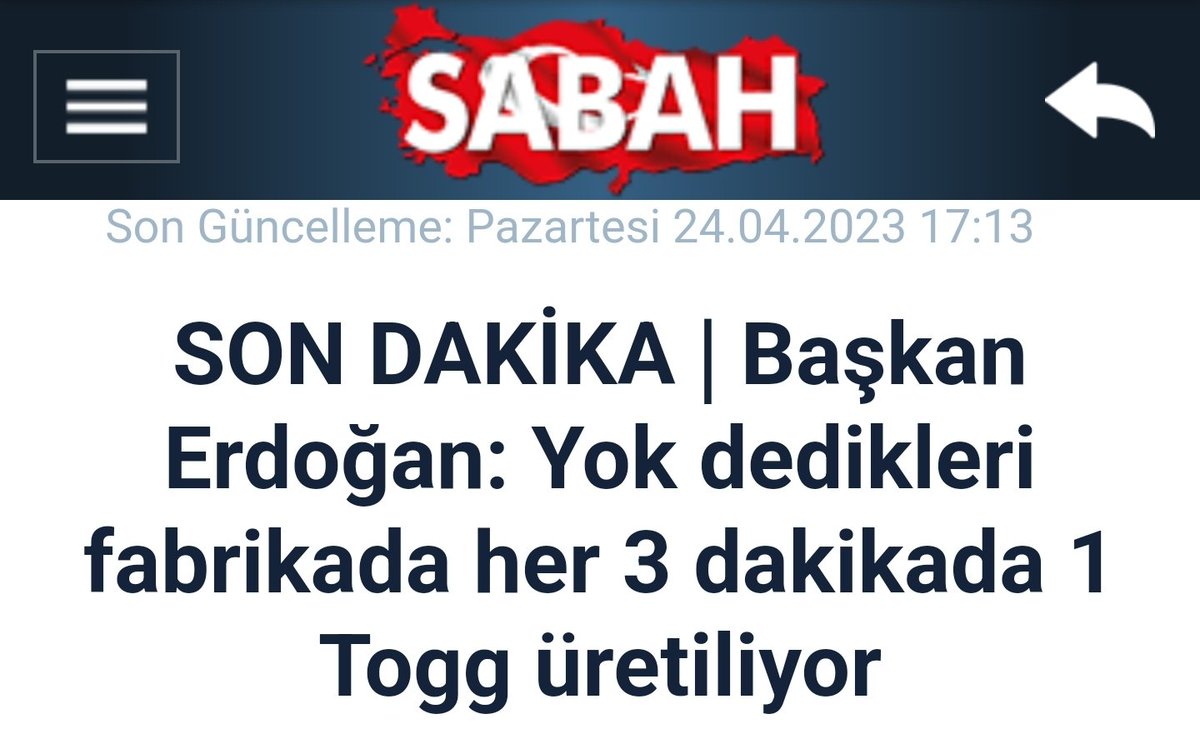 3 dakikada bir otomobil üretiliyorsa
Niye araç almak için sıra bekliyoruz
Hiç bir şehirde satış bayisi de yok
Şarj istasyonu da yok yada çok çok az ben hiç görmedim Ankara'da 
Evden uzatma kablosu ile fişe mı takılıyor 
Biraz Enteresan 🤔🤔

#TOGG