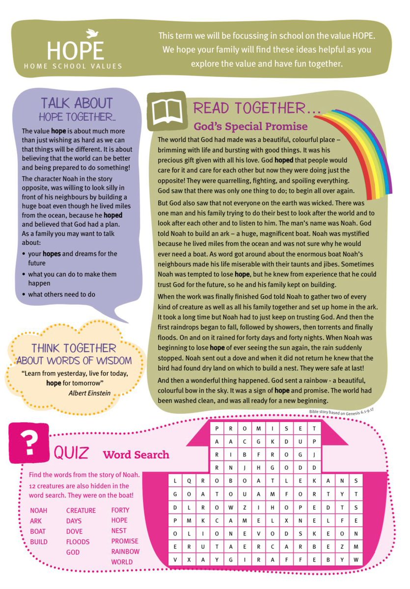 StAnnsRainhill's tweet photo. Next half term the Christian Value ✝️ we will be focusing on is Hope ⚓️Why not take a look at these activities over half term? #Hope #ChristianValue 💙💚 @the3saints @NW_LP https://t.co/lUkvITp7P7