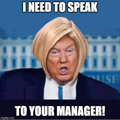 #Trump #JackSmith #Karen #TrumpNeedsADiaperChange
#GetMeTheManager