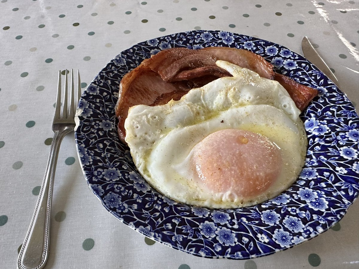 Dr Shawn Baker 🥩 on Twitter "Last meal in UK! Thick cut bacon and a