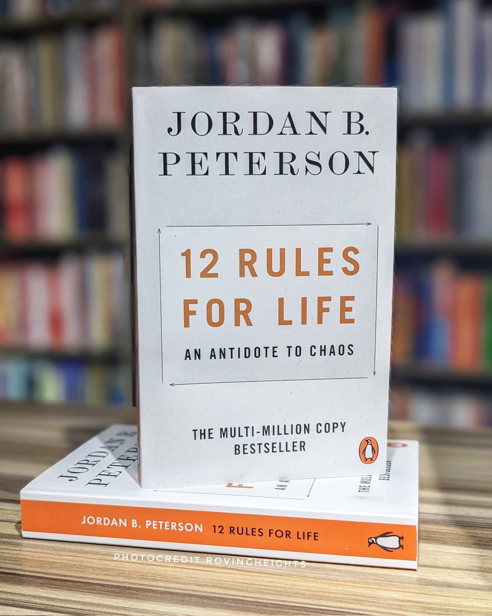 Rovingheights's tweet image. #12RulesForLife shatters the modern commonplaces of science, faith and human nature, while transforming and ennobling the mind and spirit of its readers.
#JordanPeterson

NGN 6000