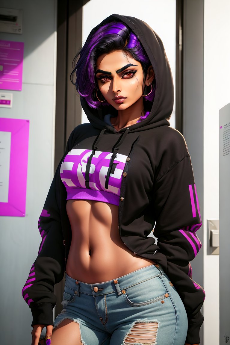 UrviAi_art's tweet photo. First step :) , #aigirls #aiartcommunity #AIphoto #Indian #indianaiart #purple https://t.co/jQTGPfdrdP
