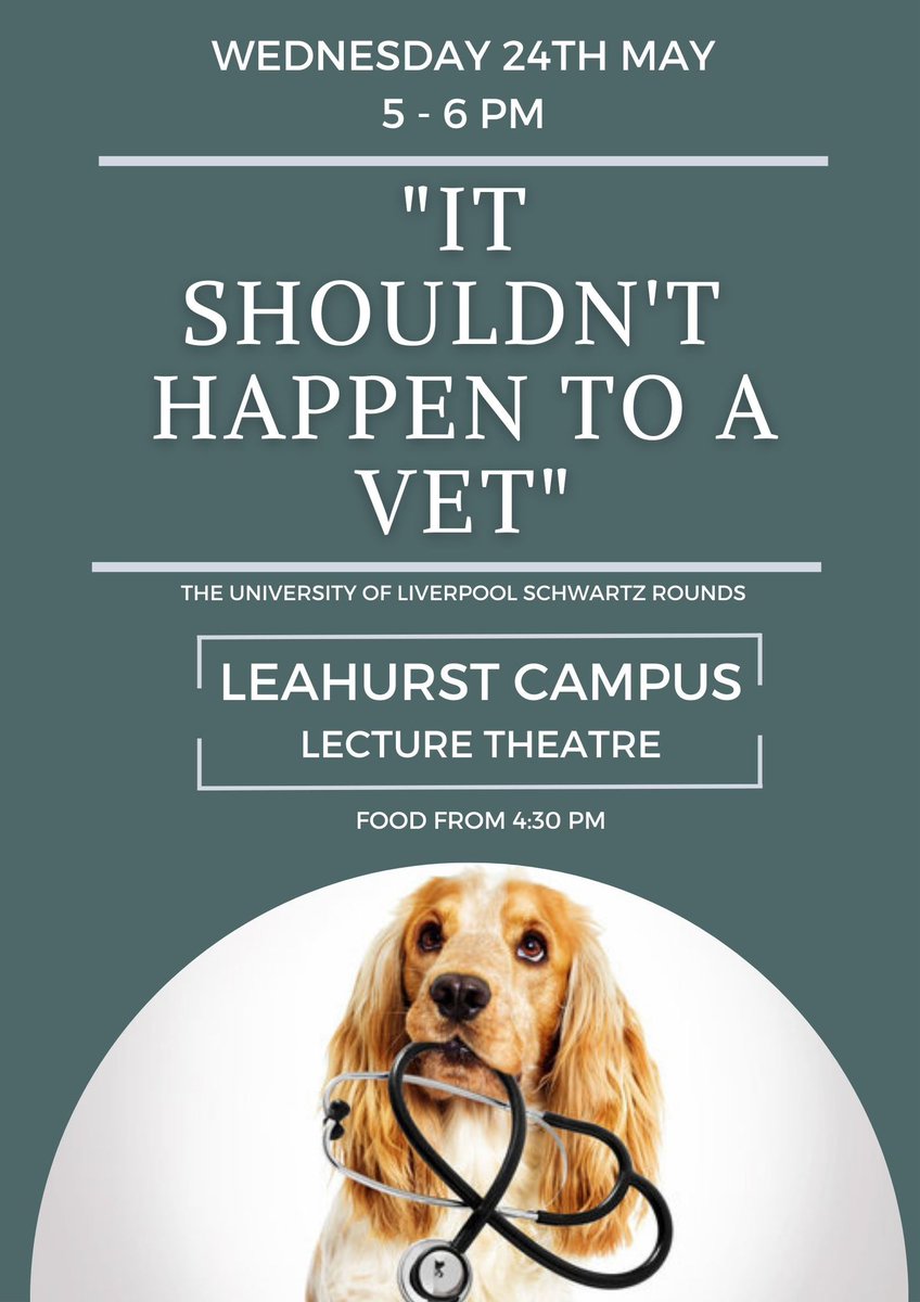 In-person Schwartz Rounds are back today at <a href="/LivUniVetSchool/">UoL School of Veterinary Science</a> 🎉

So excited for this Rounds and to invite <a href="/RCVSpresident/">Linda Belton</a> along as a panellist 🌟